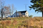 Simple abandoned farmhouse in Middlesex County