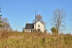 Simple abandoned farmhouse in Middlesex County